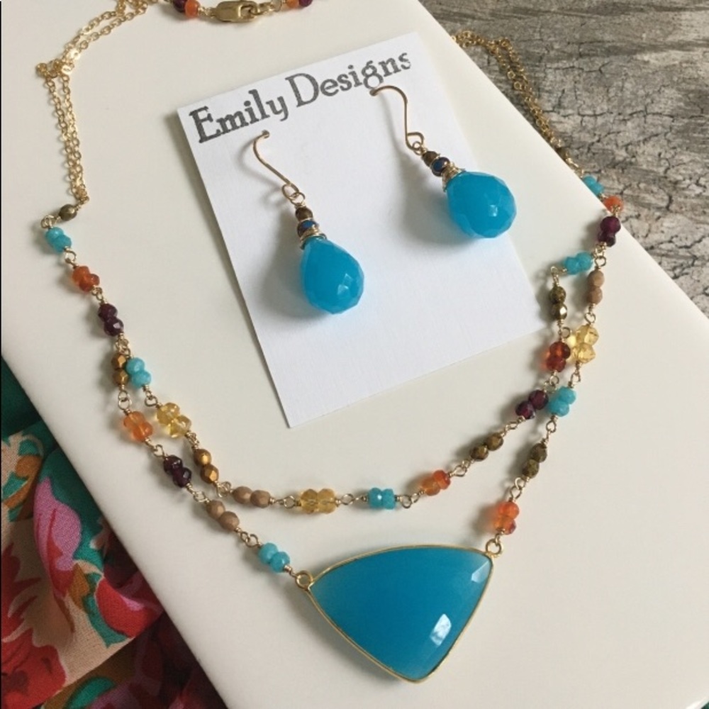 Beachy boho set gold fill